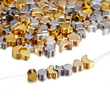 30pcs Mixed Heart Brass Spacer Beads for DIY Jewelry Making