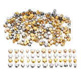 30pcs Mixed Heart Brass Spacer Beads for DIY Jewelry Making