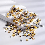 30pcs Mixed Heart Brass Spacer Beads for DIY Jewelry Making