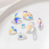 10PCS Rainbow Crystal Beads Bulk Items for Jewelry Making