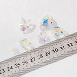 10PCS Rainbow Crystal Beads Bulk Items for Jewelry Making