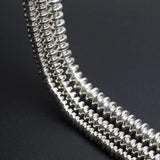 Silver Plated Hematite Beads 180pcs Spacer Beads DIY Jewelry