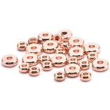 Solid Brass Metal Spacer Beads for Jewelry Making