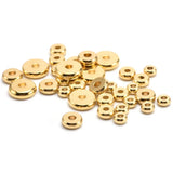 Solid Brass Metal Spacer Beads for Jewelry Making
