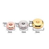 Solid Brass Metal Spacer Beads for Jewelry Making