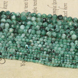 Green Labradorite Faceted Rondelle Spacer Beads 2/3/4mm for Jewelry Making