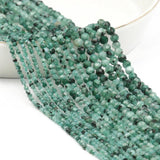 Green Labradorite Faceted Rondelle Spacer Beads 2/3/4mm for Jewelry Making