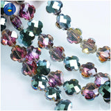 12mm Clover Shape Beads Crystal Pendant Craft Bulk
