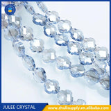 12mm Clover Shape Beads Crystal Pendant Craft Bulk