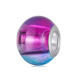 Copper Rainbow Spacer Charms Beads Pendant for DIY Jewelry