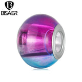 Copper Rainbow Spacer Charms Beads Pendant for DIY Jewelry