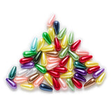 50 Mixed Teardrop Pearl Beads 15x8mm Jewelry Making Spacer