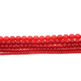 Red Chalcedony Natural Stone Matte Frosted Beads 4-12mm DIY Jewelry Making