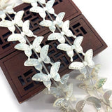 Mother of Pearl Loose Beads Butterfly Yellow for DIY Jewelry Making