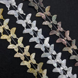 Mother of Pearl Loose Beads Butterfly Yellow for DIY Jewelry Making