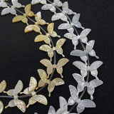 Mother of Pearl Loose Beads Butterfly Yellow for DIY Jewelry Making