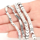 Silver Hematite Stone Spacer Beads for Jewelry Making