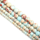 Snake Skin Jasper Round Natural Stone Loose Beads