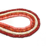 Natural Irregular Coral Beads 2x4mm Loose Beads for Jewelry Making