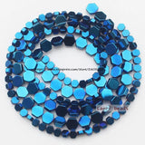 Shining Hematite Hexagonal Plate Beads 15inch
