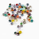 Hexagonal Double-sided Glass Beads 28 Colors Loose Spacer Beads