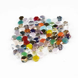 Hexagonal Double-sided Glass Beads 28 Colors Loose Spacer Beads