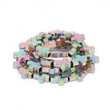 8MM Purple Hematite Cross Spacer Beads for Jewelry Making