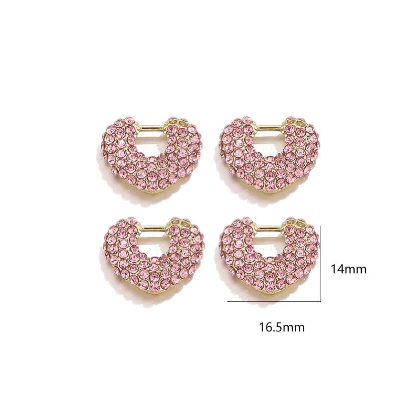 4pcs Heart Charms Love Pendant DIY Jewelry Making