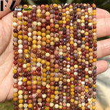 3mm/4mm Mookaite Faceted Round Stone Beads for Jewelry Making