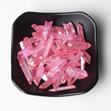 Wholesale Rose Pink Crystal Quartz Point Stone Bead