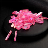 Wholesale Rose Pink Crystal Quartz Point Stone Bead