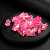 Wholesale Rose Pink Crystal Quartz Point Stone Bead