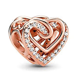 10pcs Heart Star Beads Silver Animal Moon Dream Catcher Charm