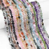 6-8mm Natural Stone Beads Irregular Loose Spacer Crystal Agates DIY Bracelet