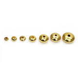 Metal Raw Brass Flat Beads 3-10mm DIY Jewelry Making