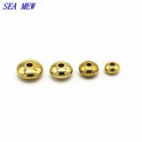Metal Raw Brass Flat Beads 3-10mm DIY Jewelry Making