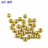 Metal Raw Brass Flat Beads 3-10mm DIY Jewelry Making