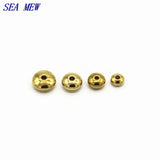 Metal Raw Brass Flat Beads 3-10mm DIY Jewelry Making