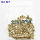 Metal Raw Brass Flat Beads 3-10mm DIY Jewelry Making