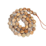 Faceted Jaspers Natural Stone Beads Spacer Beads DIY Charm Bracelets