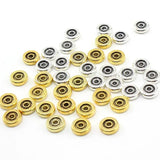 100pcs Antique Silver Metal Flat Round Rondelle Spacer Beads 6 8 10mm
