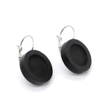 10pcs Stainless Steel Lever Back Earrings Base, 12MM Glass Cabochon Bezel