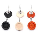 10pcs Stainless Steel Lever Back Earrings Base, 12MM Glass Cabochon Bezel