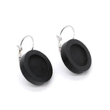 10pcs Stainless Steel Lever Back Earrings Base, 12MM Glass Cabochon Bezel