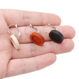 10pcs Stainless Steel Lever Back Earrings Base, 12MM Glass Cabochon Bezel