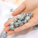 20 PCS 10mm 12mm Square Ceramic Beads Spacer Beads for Jewelry Making