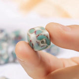 20 PCS 10mm 12mm Square Ceramic Beads Spacer Beads for Jewelry Making