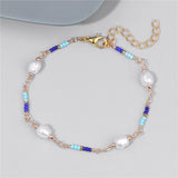 Pearl Beads Chains Stainless Steel Chain Link Pearl Beaded Chain