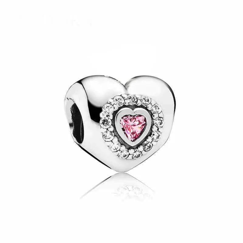 Sparkling Bird Snake Pear Charm Bead For Girl Fit Bracelet DIY Jewelry