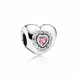 Sparkling Bird Snake Pear Charm Bead For Girl Fit Bracelet DIY Jewelry